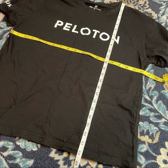 Peloton Black Tshirt Medium Century 100 - Picture 2 of 6